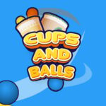 Gra online Cups and Balls 🎩 Magia Pucharów i Piłek!
